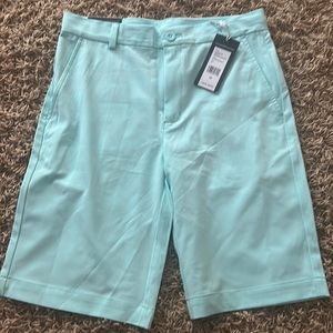 vineyard vines boys shorts in teal and size 16